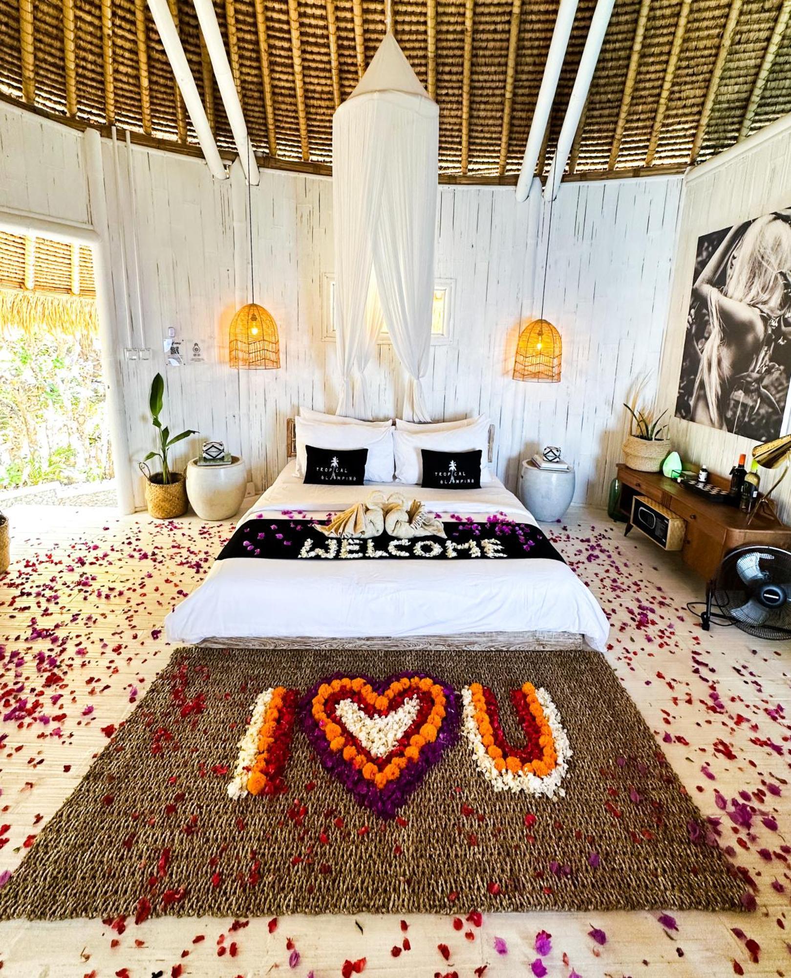 Tropical Glamping Nusa Penida Diamond Beach - Cliff Side Edge Polilit 外观 照片