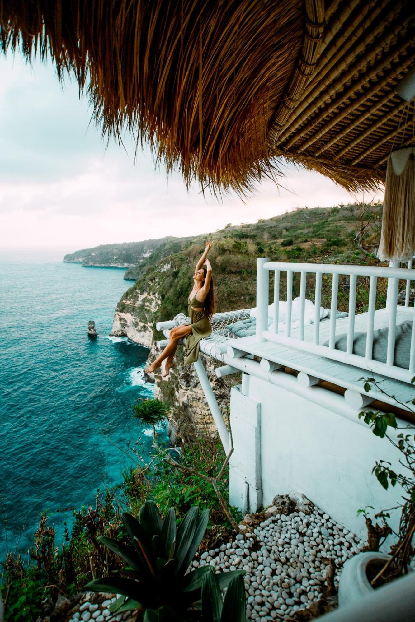 Tropical Glamping Nusa Penida Diamond Beach - Cliff Side Edge Polilit 外观 照片