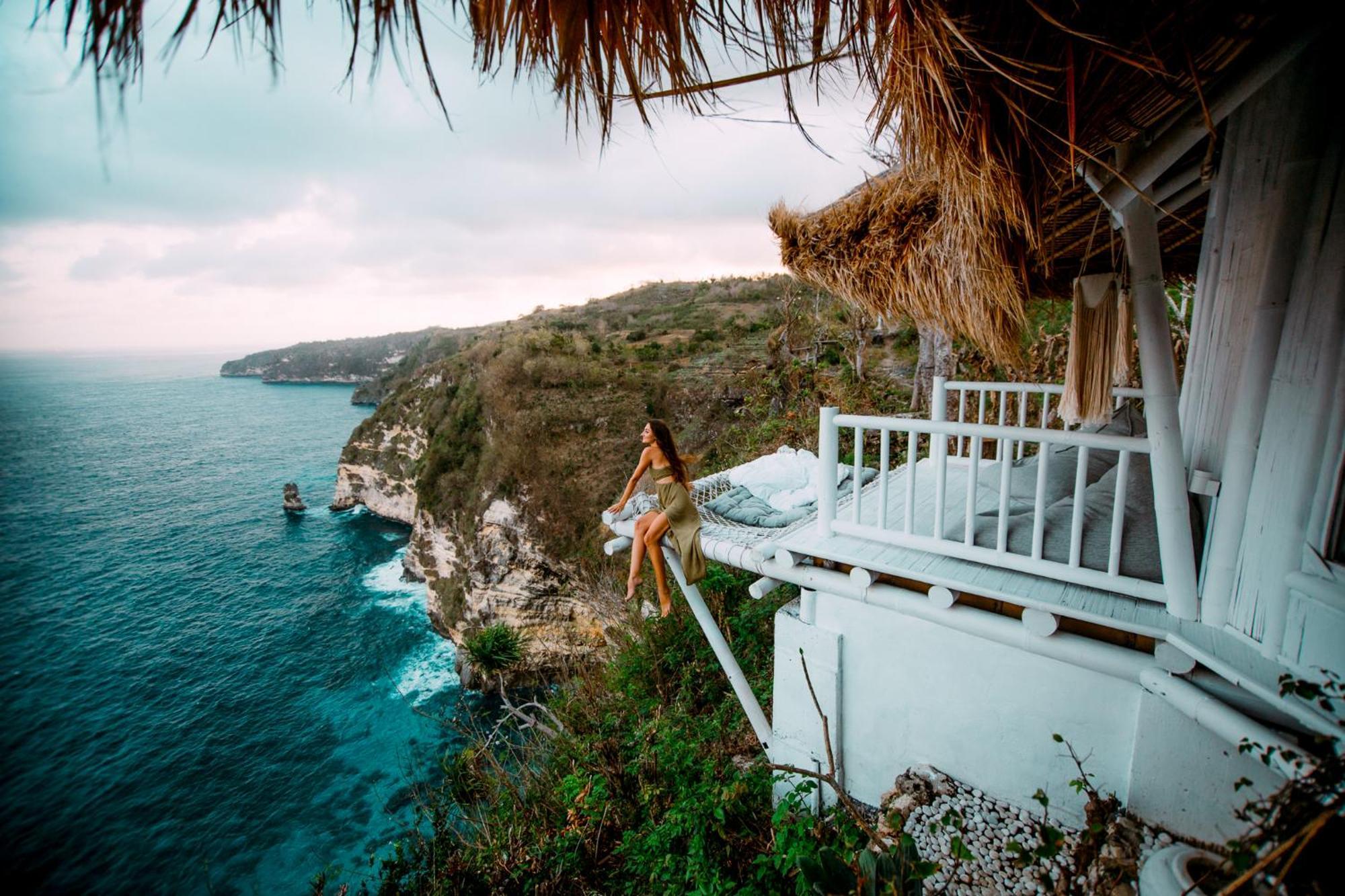 Tropical Glamping Nusa Penida Diamond Beach - Cliff Side Edge Polilit 外观 照片
